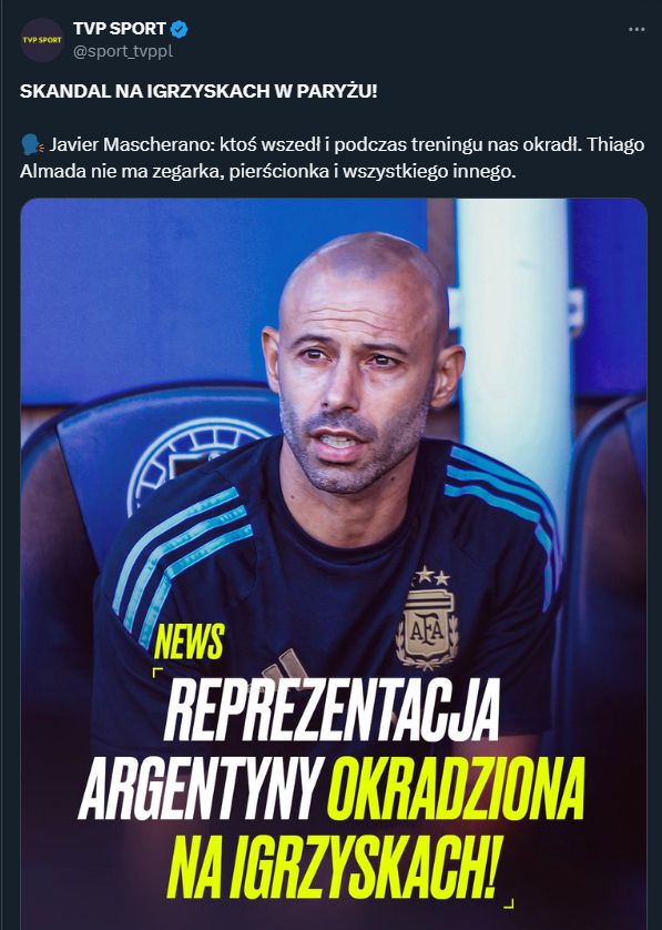 SKANDAL na Igrzyskach Olimpijskich! Argentyna okradziona podczas treningu...