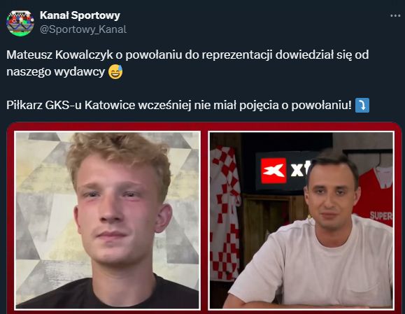 W TAKI SPOSÓB Mateusz Kowalczyk dowiedział się o powołaniu... XD