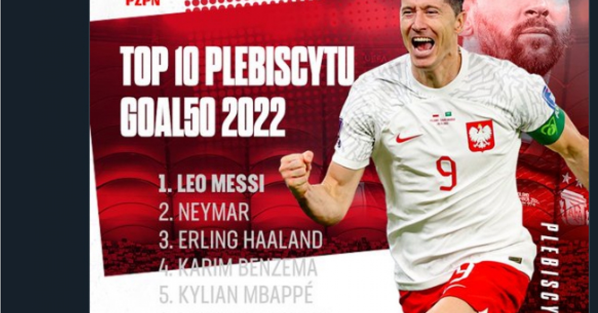 TOP 10 najlepszych piłkarzy 2022 roku według GOAL! - Footroll